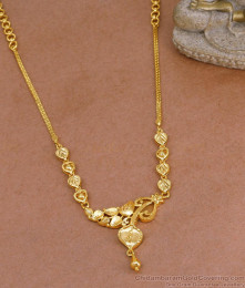 Premium Quality Gold Plated Necklace Matt Finish Dubai Design NCKN4057