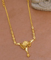 Elegant Pure Gold Tone Floral Necklace Arabic Wedding Jewelry NCKN4060