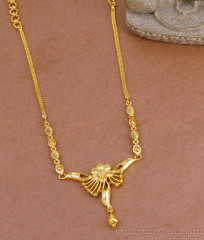 Elegant Pure Gold Tone Floral Necklace Arabic Wedding Jewelry NCKN4060