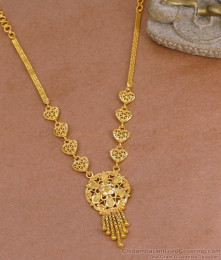 Classic Micro Gold Plated Heart Shaped Necklace Design Online NCKN4061 Classic Micro Gold Plated Heart Shaped Necklace Design Online NCKN4061