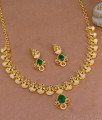 Pure Gold Tone Peacock Design Necklace Earring Combo Design Online NCKN4074