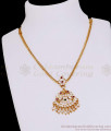 Light Weight Impon Lakshmi Pendant Necklace Kodi Chain Design NCKN4078 Light Weight Impon Lakshmi Pendant Necklace Kodi Chain Design NCKN4078