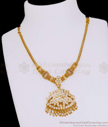 High Quality Lotus Design Impon Panchaloha Necklace For Marriage NCKN4084 High Quality Lotus Design Impon Panchaloha Necklace For Marriage NCKN4084