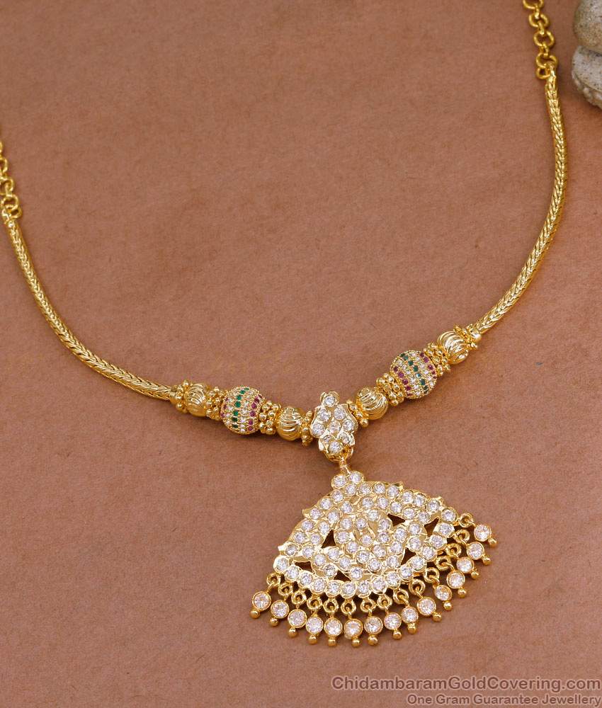 Buy Original Impon Pendant Gold Imitation Necklace Multi Stone Ball Design NCKN4085 Buy Original Impon Pendant Gold Imitation Necklace Multi Stone Ball Design NCKN4085