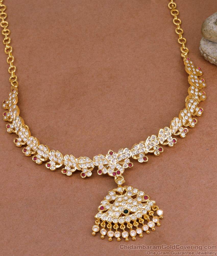 Premium Impon Multi Stone Choker Necklace Collection For Wedding NCKN4086 Premium Impon Multi Stone Choker Necklace Collection For Wedding NCKN4086