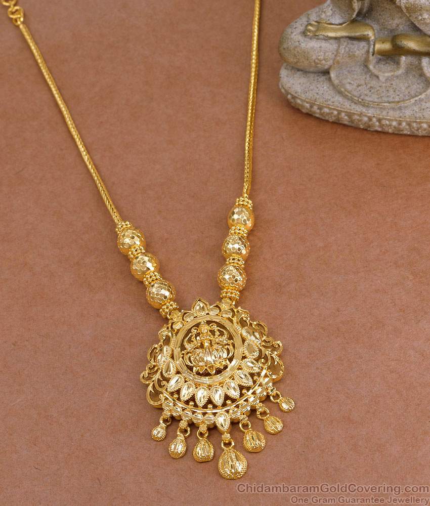 Light Weight Lakshmi Design Gold Imitation Necklace For Wedding NCKN4104 Light Weight Lakshmi Design Gold Imitation Necklace For Wedding NCKN4104