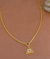 New Arrival Triangle Shaped Ad Stone Gold Necklace For College Wear NCKN4110 New Arrival Triangle Shaped Ad Stone Gold Necklace For College Wear NCKN4110