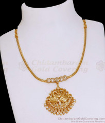 Stylish White Stone Dual Swan Gold Necklace Guaranteed Jewelry NCKN4111 Stylish White Stone Dual Swan Gold Necklace Guaranteed Jewelry NCKN4111
