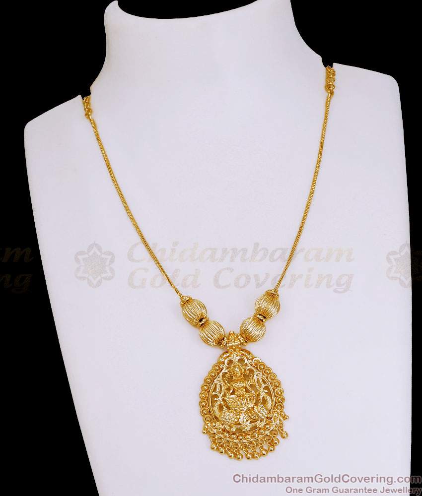 Traditional Lakshmi Design Gold Imitation Necklace At Affordable Price NCKN4130 Traditional Lakshmi Design Gold Imitation Necklace At Affordable Price NCKN4130
