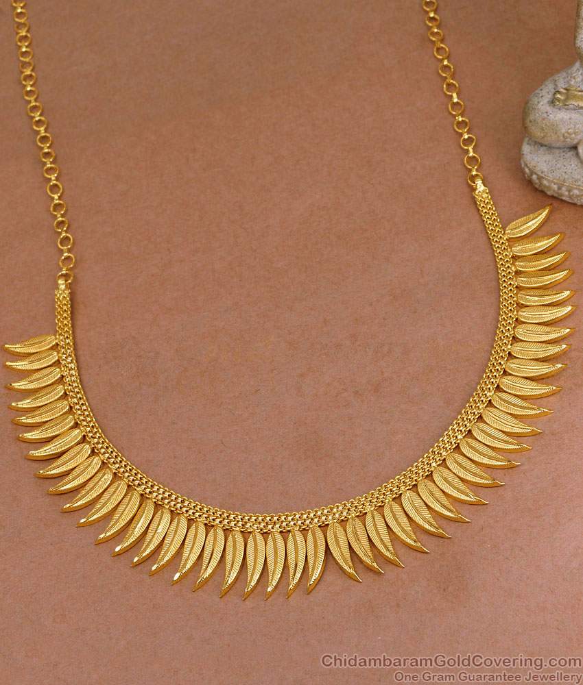 High Quality Micro Gold Plated Mullaipoo Necklace Bridal Wear Jewelry NCKN4136 High Quality Micro Gold Plated Mullaipoo Necklace Bridal Wear Jewelry NCKN4136