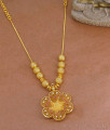Beautiful Floral Design Ad Stone Gold Imitation Necklace Collection Online NCKN4140