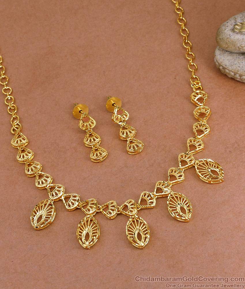 Light Weight Forming Gold Bridal Necklace Collections For Women NCKN4159 Light Weight Forming Gold Bridal Necklace Collections For Women NCKN4159
