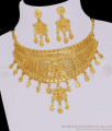 High Quality Two Gram Gold Forming Choker Necklace Set Shop Online NCKN4167