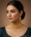 High Quality Two Gram Gold Forming Choker Necklace Set Shop Online NCKN4167