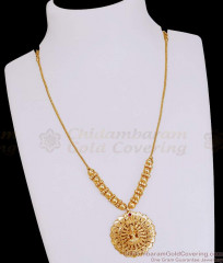 Light Weight Gold Imitation Necklace Lakshmi Design With Ruby Stone NCKN4179 Light Weight Gold Imitation Necklace Lakshmi Design With Ruby Stone NCKN4179