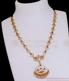 Original Impon Panchaloha Necklace Gati Stone Bridal Jewelry Online NCKN4186