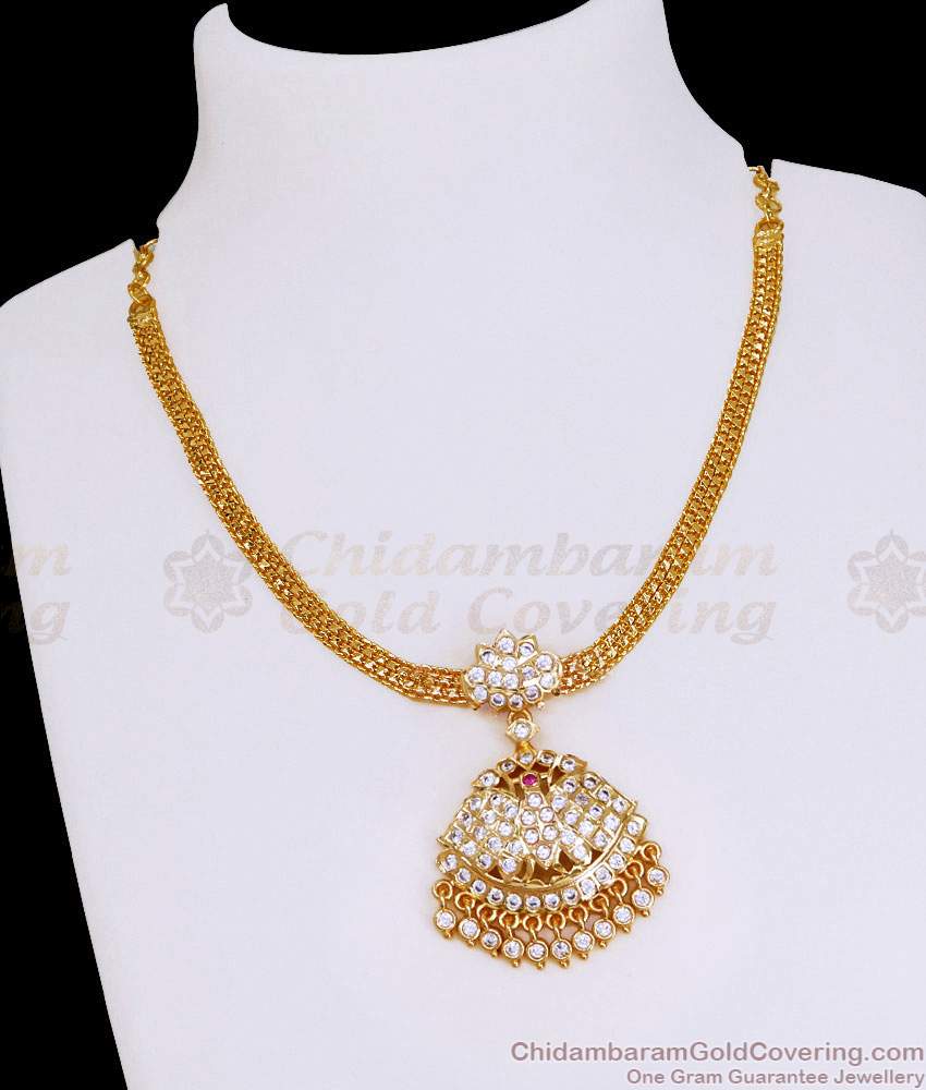 Buy Latest Impon 5 Metal Attigai Necklace Bridal Wear Collections Online NCKN4188 Buy Latest Impon 5 Metal Attigai Necklace Bridal Wear Collections Online NCKN4188