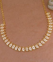 New Arrival Ruby White Stone Mango Attigai Impon 5 Metal Jewelry NCKN4191