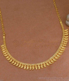 Plain Gold Plated Necklace Leaf Design At Affordable Price Online NCKN4198 Plain Gold Plated Necklace Leaf Design At Affordable Price Online NCKN4198