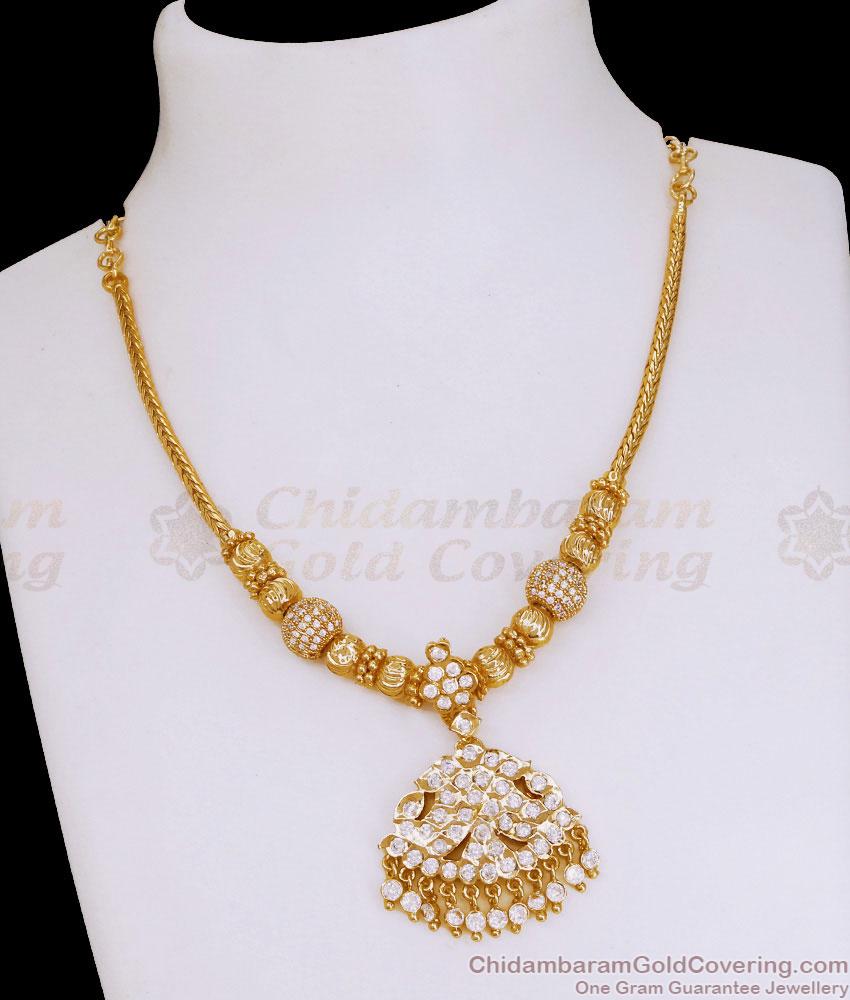 Grand Impon Design Gold Imitation Necklace Bridal Jewelry NCKN4221 Grand Impon Design Gold Imitation Necklace Bridal Jewelry NCKN4221