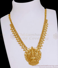 New Model Micro Gold Plated Lakshmi Necklace Without Stone NCKN4231