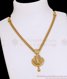 New Arrival Gold Imitation Necklace Calcutta Pattern For Wedding NCKN4241
