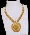 Bollywood Fashion Gold Imitation Necklace Ruby Stone Women Wedding Jewelry NCKN4249