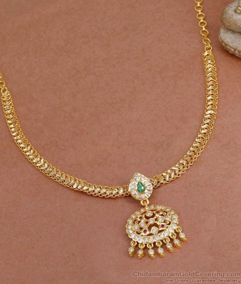 Bridal Wear Impon Panchaloha Attigai With Stone For Women NCKN4270