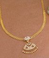 Original Impon Necklace Real Gold Pattern Bridal Design For Wedding NCKN4274