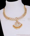 Grand Bridal Wear Impon Mango Choker Necklace Design With Gati Stone NCKN4277 Grand Bridal Wear Impon Mango Choker Necklace Design With Gati Stone NCKN4277