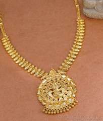 Elegant Bridal Wear Gold Plated Mango Necklace For Women NCKN4299