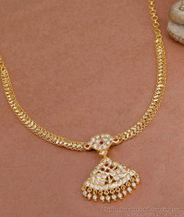 Elegant Gold Tone Impon Stone Necklace Design For Functions NCKN4324 Elegant Gold Tone Impon Stone Necklace Design For Functions NCKN4324