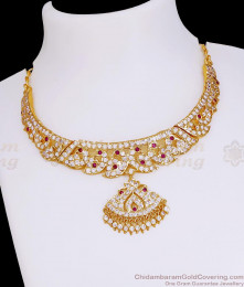 Premium Quality Impon Mango Choker Necklace Bridal Wear Collections NCKN4327