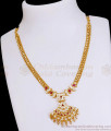 Latest Ruby White Stone Impon Attigai Bridal Necklace Collections NCKN4328