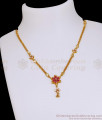 New Arrival Ruby Stone Floral Pendant Gold Imitation Necklace Design Online NCKN4363 New Arrival Ruby Stone Floral Pendant Gold Imitation Necklace Design Online NCKN4363