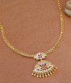 New Arrival Impon Stone Attigai Necklace Design For Wedding NCKN4372