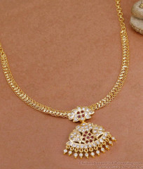 New Arrival Impon Stone Attigai Necklace Design For Wedding NCKN4372