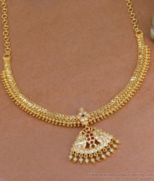 High Quality Five Metal Impon Attigai Women Bridal Jewelry Designs NCKN4383