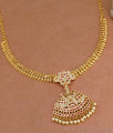 Latest Micro Gold Plated Mango Necklace Impon Pearl Pendant NCKN4399