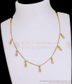 Stylish Pink Gemstone Gold Imitation Necklace For Party Wear NCKN4410 
