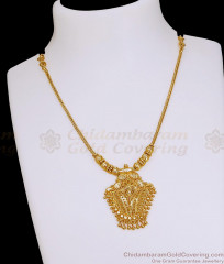Latest Gold Plated Kodi Chain Pendant Necklace Bollywood Fashion NCKN4423