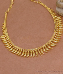 Buy Latest Mullaipoo Gold Imitation Necklace Kerala Bridal Jewelry NCKN4428