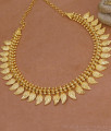 High Quality Micro Gold Polish Mango Necklace Without Stone NCKN4430