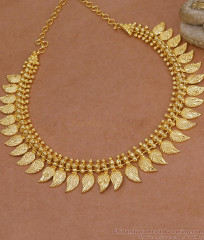 High Quality Micro Gold Polish Mango Necklace Without Stone NCKN4430