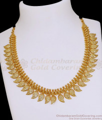 High Quality Micro Gold Polish Mango Necklace Without Stone NCKN4430