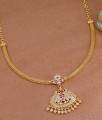 New Arrival Gold Imitation Chain Type Impon Attigai Peacock Design NCKN4443