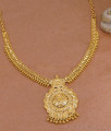 Bridal Wear Micro Gold Plated Mango Necklace Heart Chain Design NCKN4451