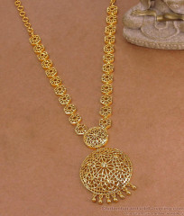 Latest Gold Imitation Necklace Arabic Bridal Wear Collection NCKN4455