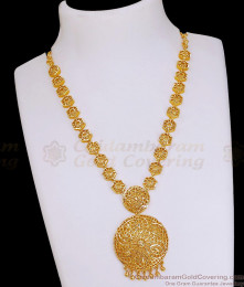 Latest Gold Imitation Necklace Arabic Bridal Wear Collection NCKN4455