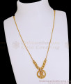 New Arrival Lakshmi Pendant White Stone Necklace Design NCKN4463